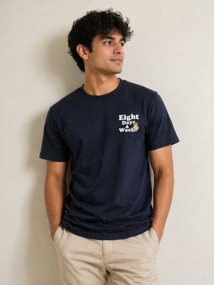Graphic T-shirt - Navy