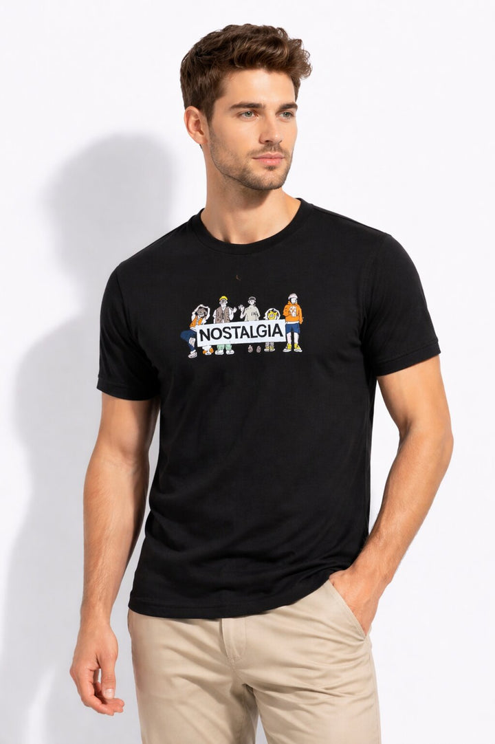 Graphic T-shirt - Black