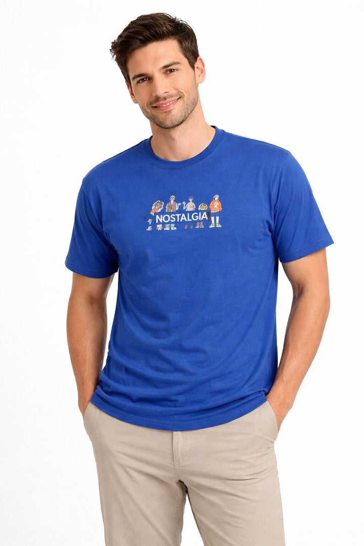 Graphic T-shirt - Royal Blue