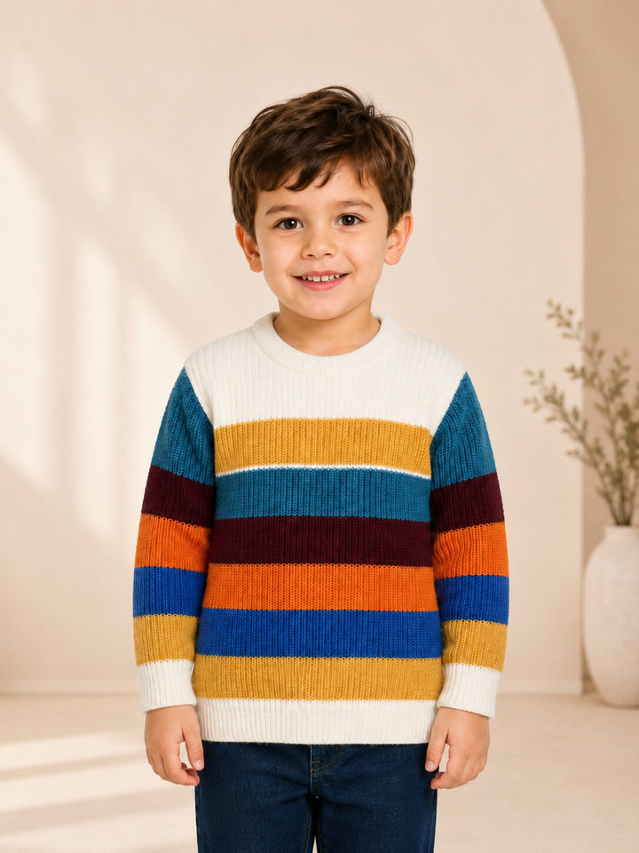 Sportking Striped Sweater – Multicolor