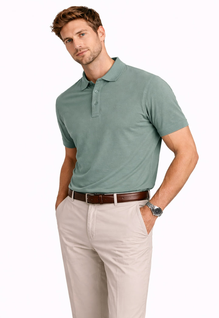 Basic Polo T-Shirt – Green