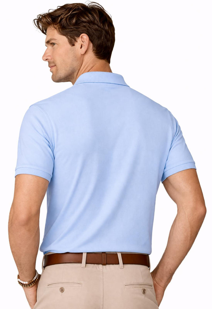 Basic Polo T-Shirt – Sky