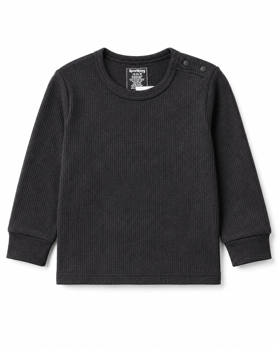 Sportking Kids Full Sleeve Thermal Top – D.Grey