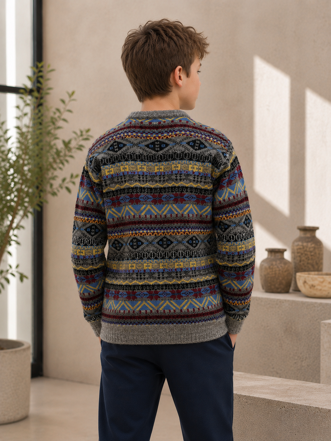 Sportking Fair Isle Jacquard Sweater – Multicolor