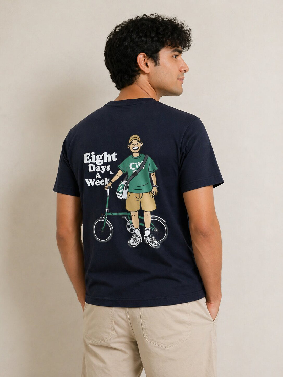 Graphic T-shirt - Navy