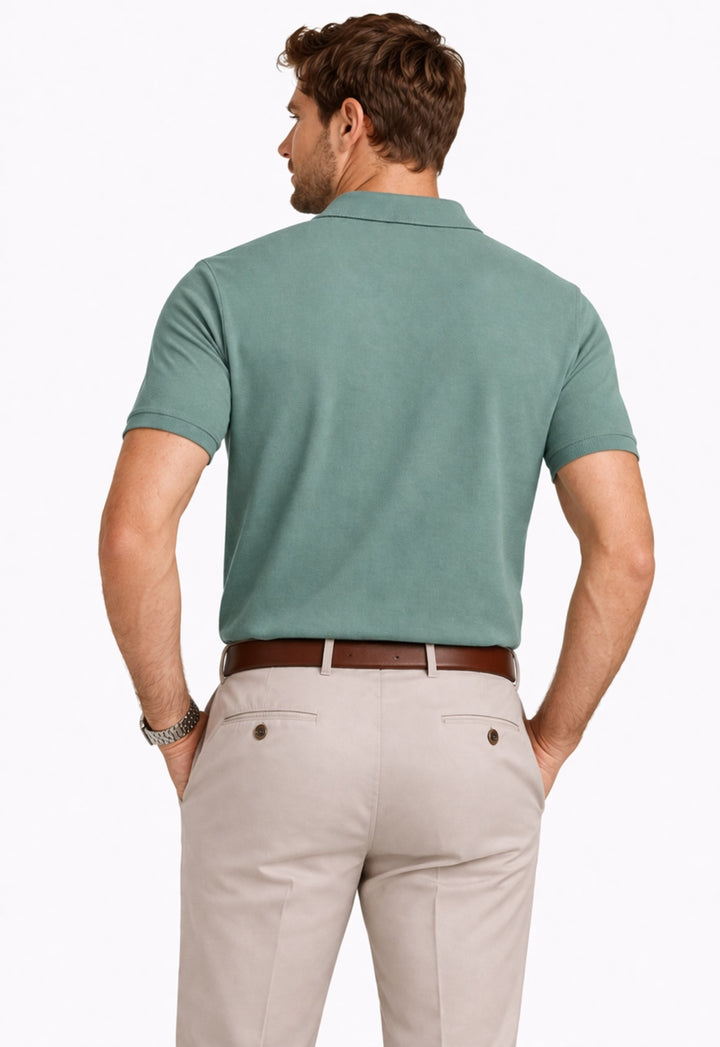 Basic Polo T-Shirt – Green