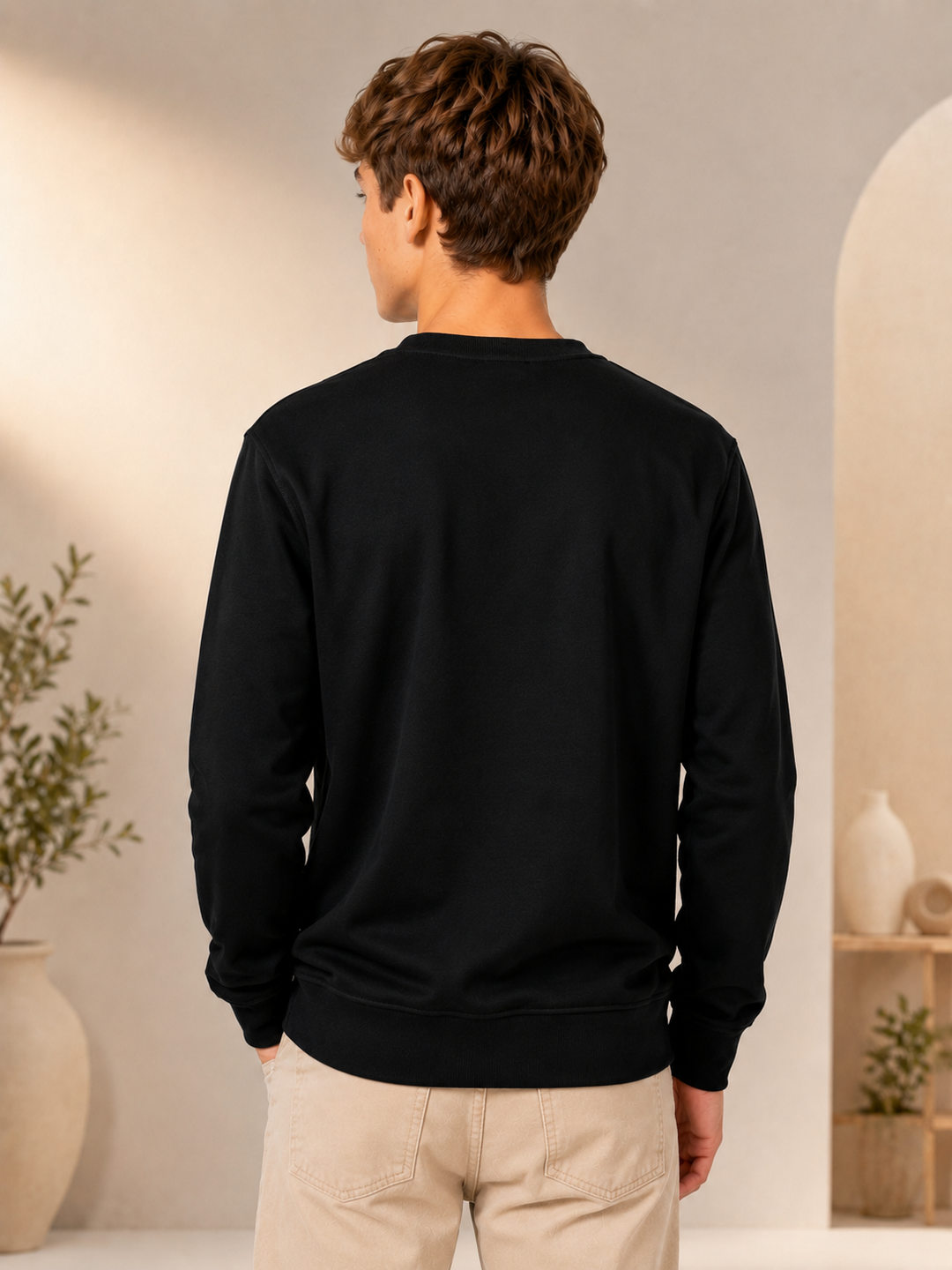 Sportking Graphic Sweatshirt – Black