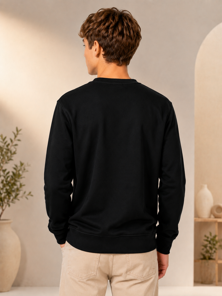 Sportking Graphic Sweatshirt – Black