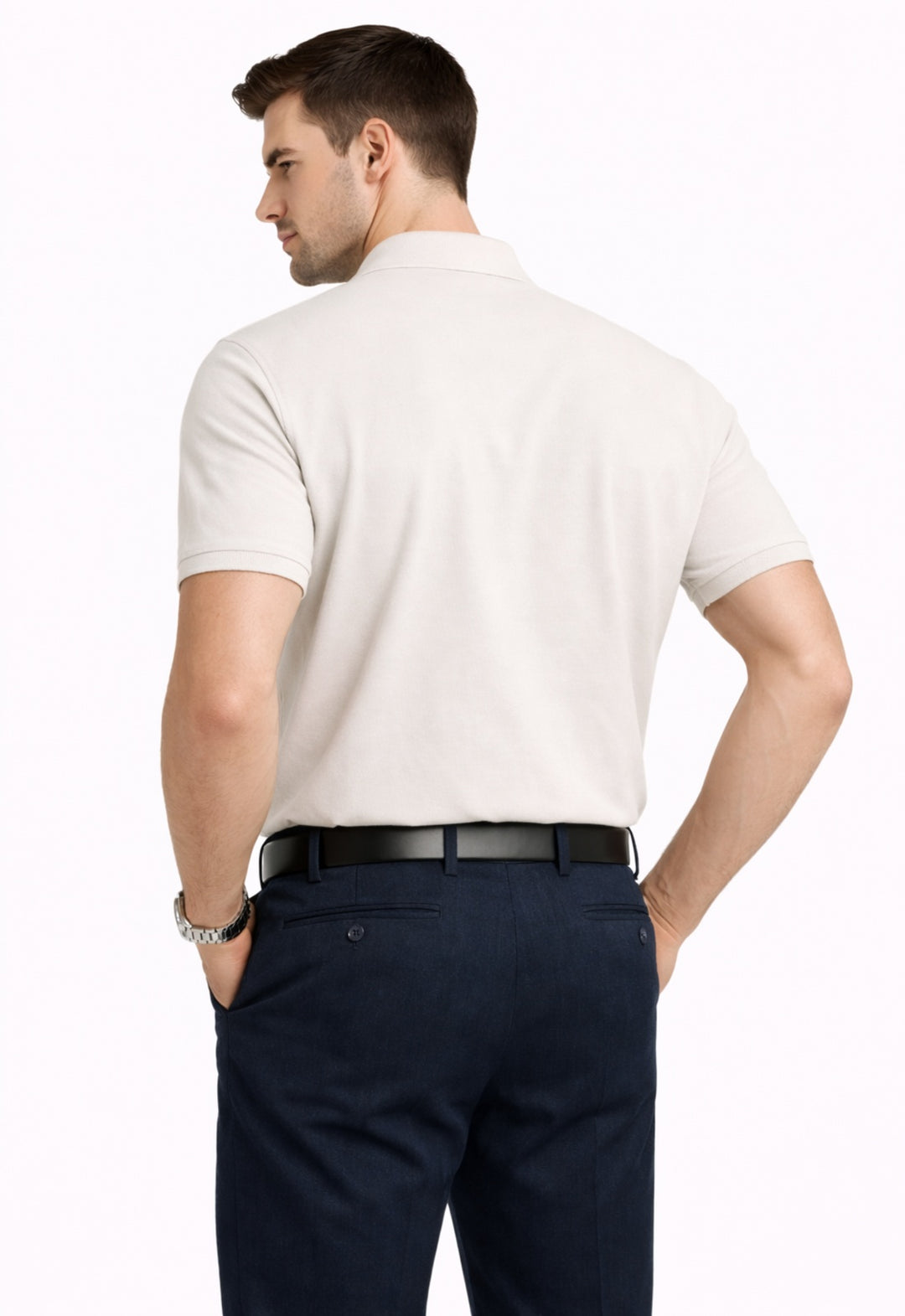 Basic Polo T-Shirt - White