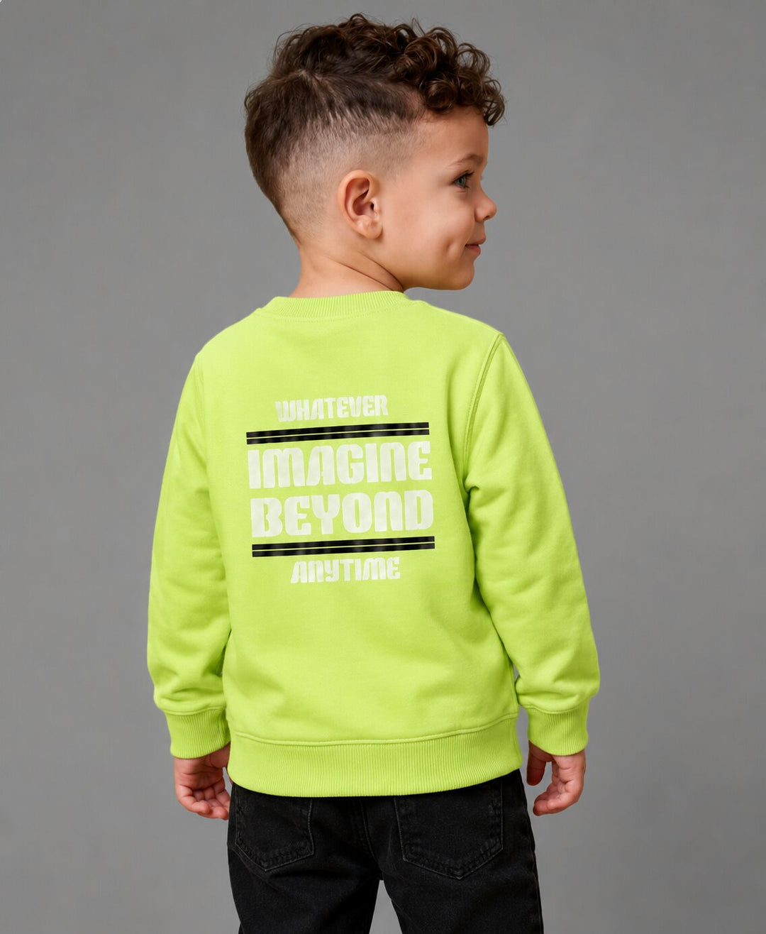 Sportking Boys Typography Graphic Sweatshirt – P.Green