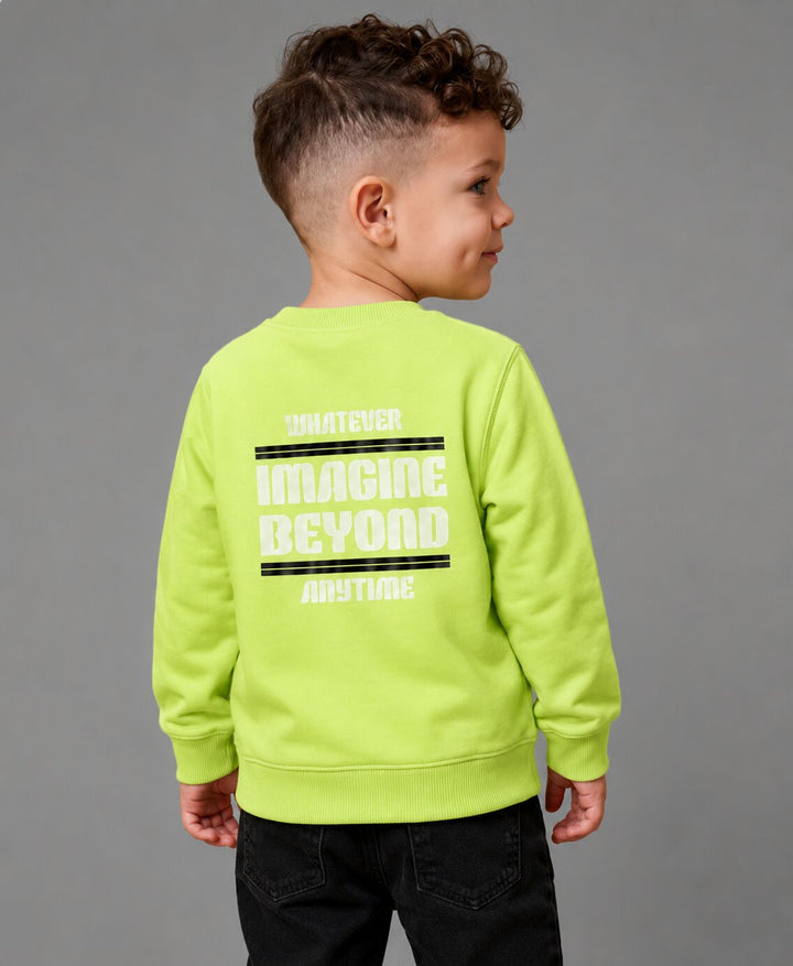 Sportking Boys Typography Graphic Sweatshirt – P.Green