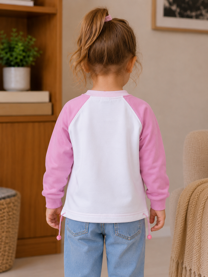 Sportking Girls Lil' Sister Graphic Sweatshirt – B. Pink