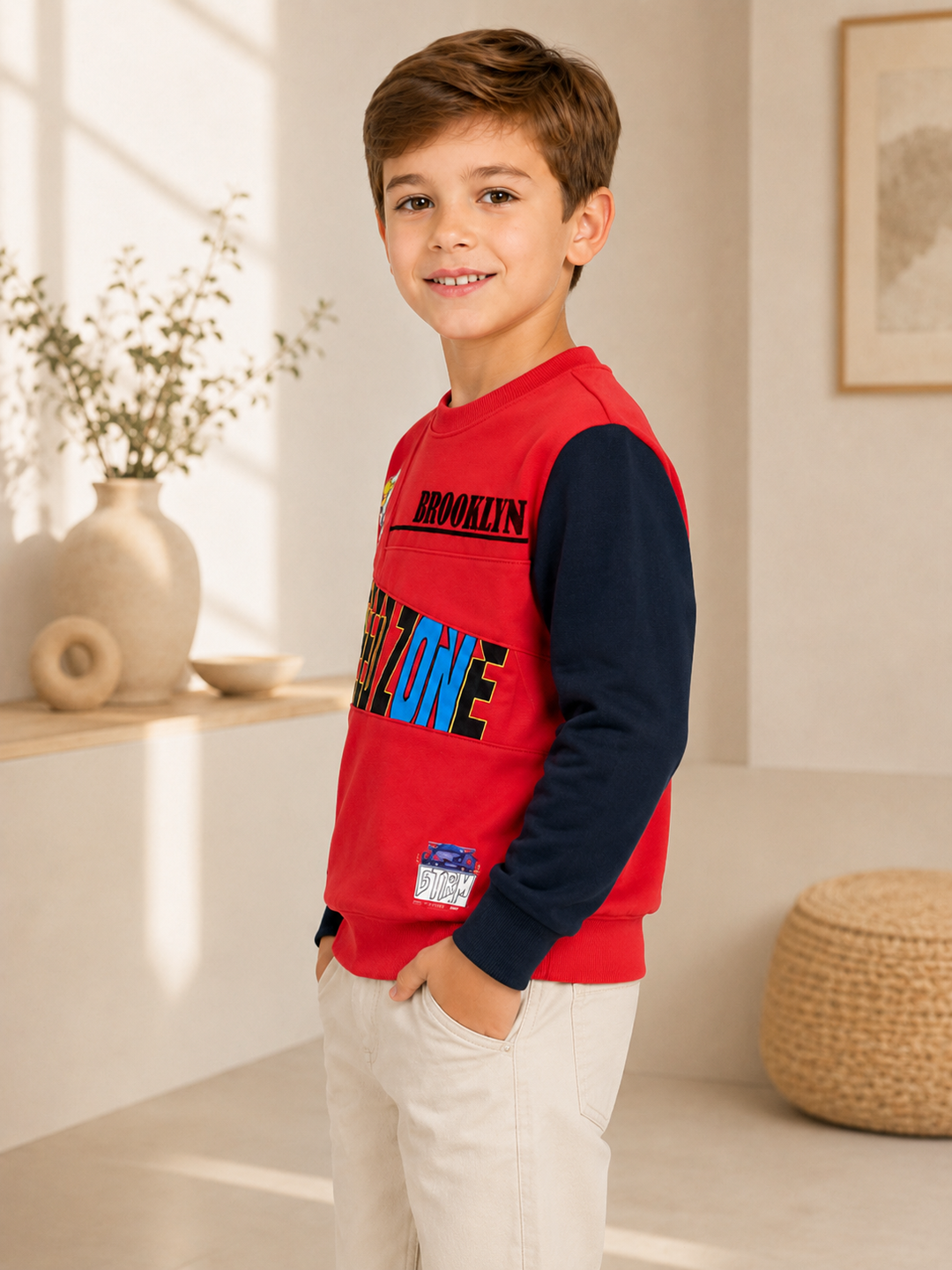 Sportking Racing Graphic Sweatshirt – Red