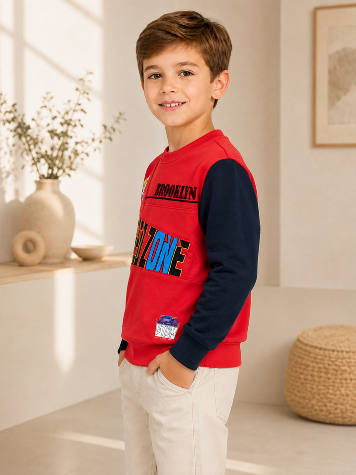 Sportking Racing Graphic Sweatshirt – Red