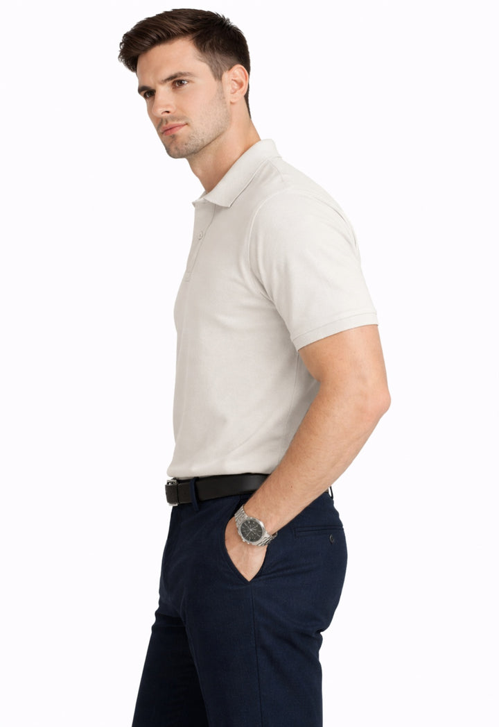 Basic Polo T-Shirt - White