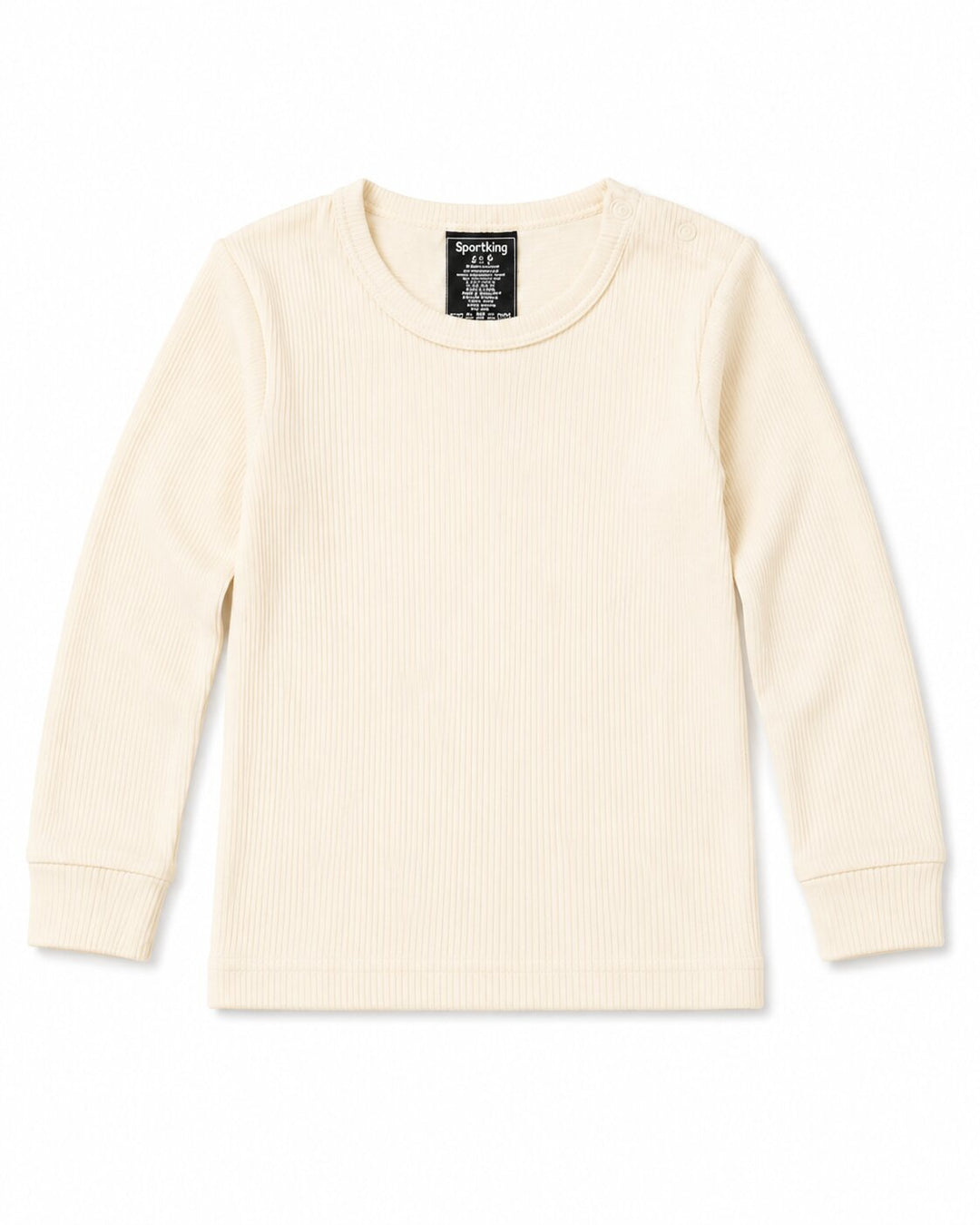 Sportking Kids Thermal Top Pack of 2 – Off White/D.Grey