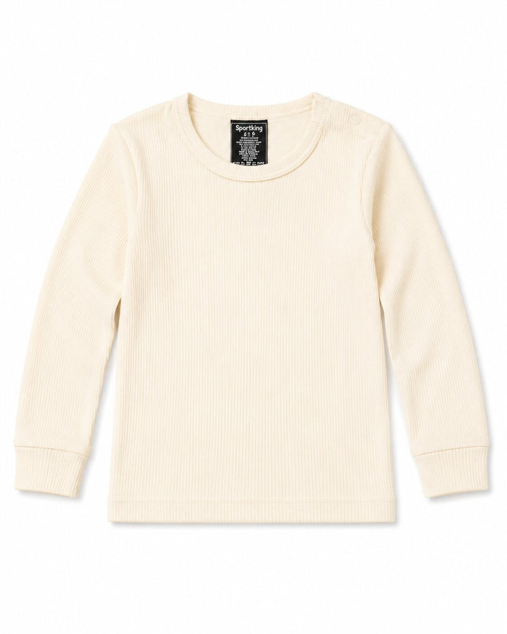 Sportking Kids Thermal Top Pack of 2 – Off White/D.Grey