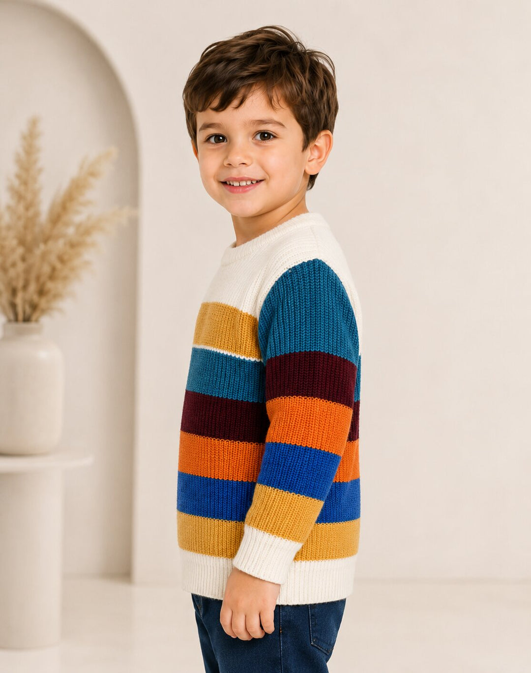 Sportking Striped Sweater – Multicolor