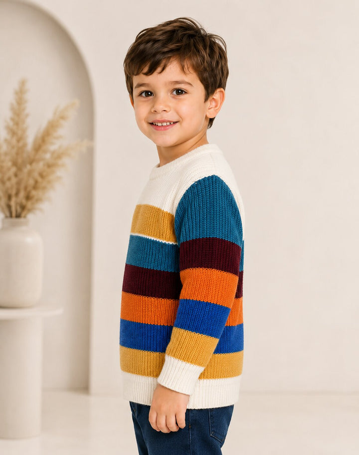 Sportking Striped Sweater – Multicolor