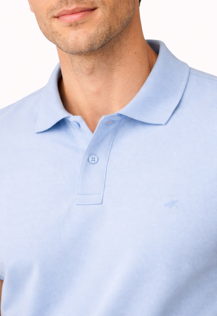Basic Polo T-Shirt – Sky
