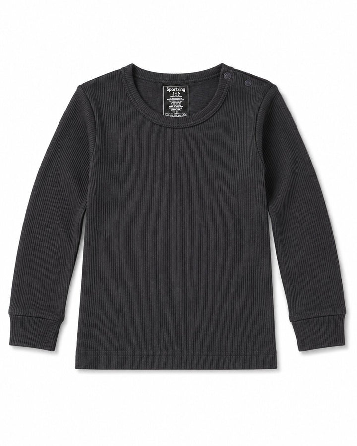 Sportking Kids Thermal Top Pack of 2 – Off White/D.Grey