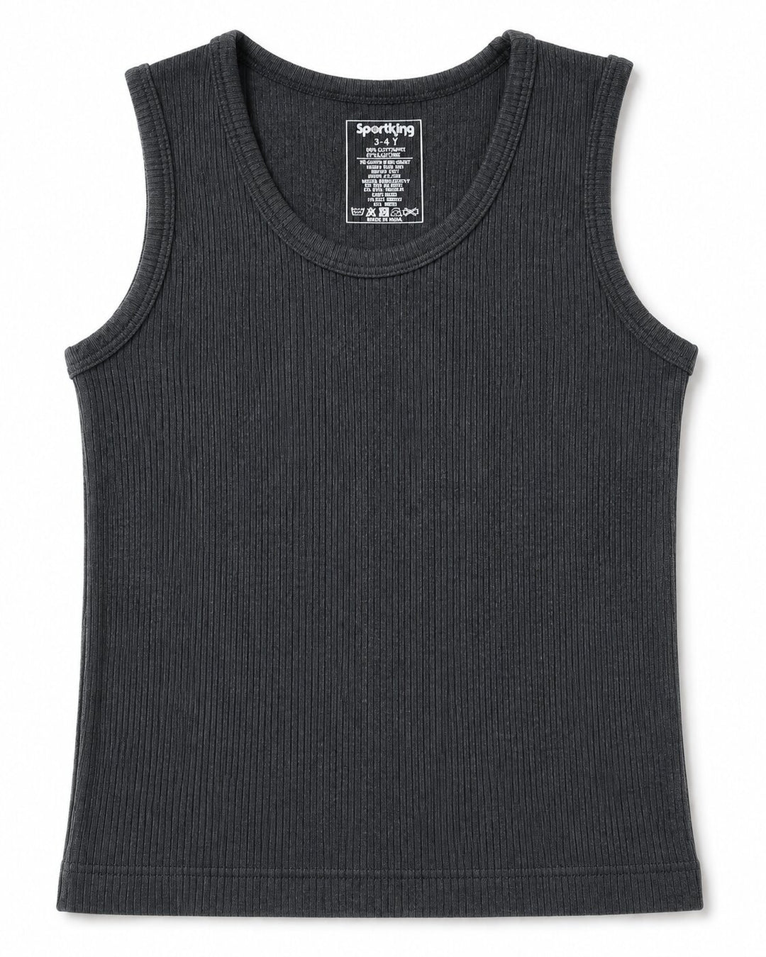 Sportking Kids Sleeveless Thermal Top Pack of 3 – Off White/Grey/D.Grey