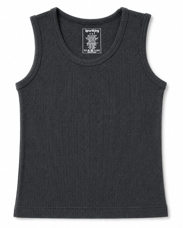 Sportking Kids Sleeveless Thermal Top Pack of 3 – Off White/Grey/D.Grey