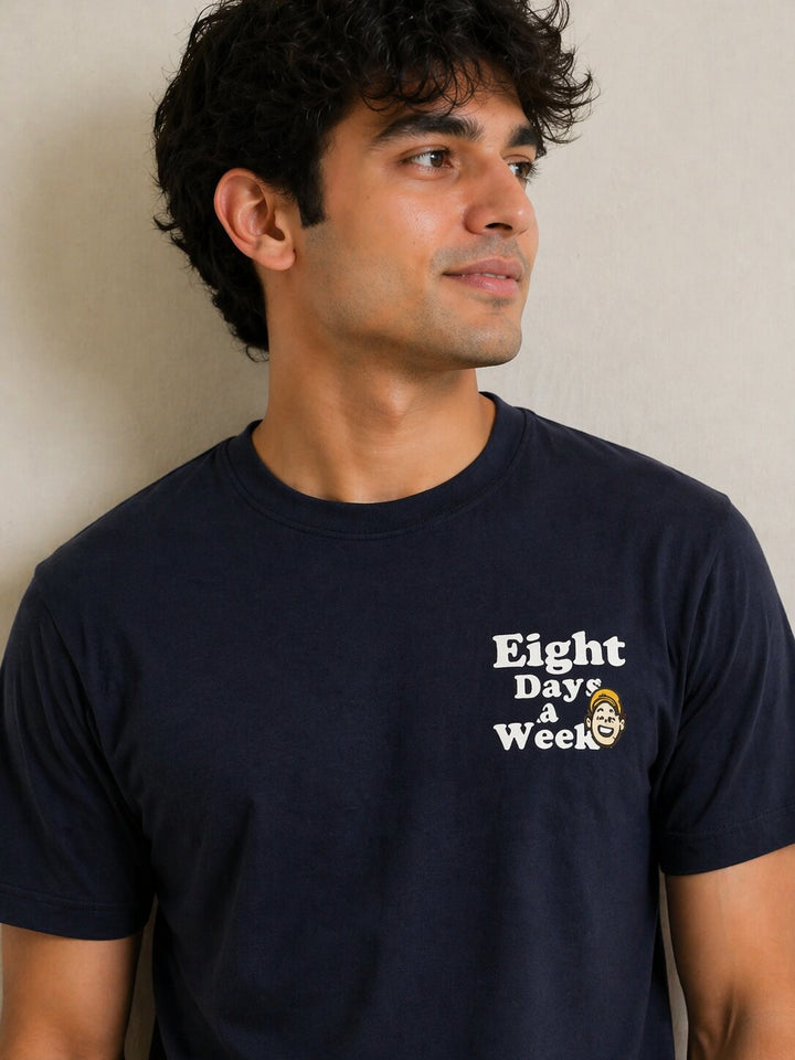 Graphic T-shirt - Navy