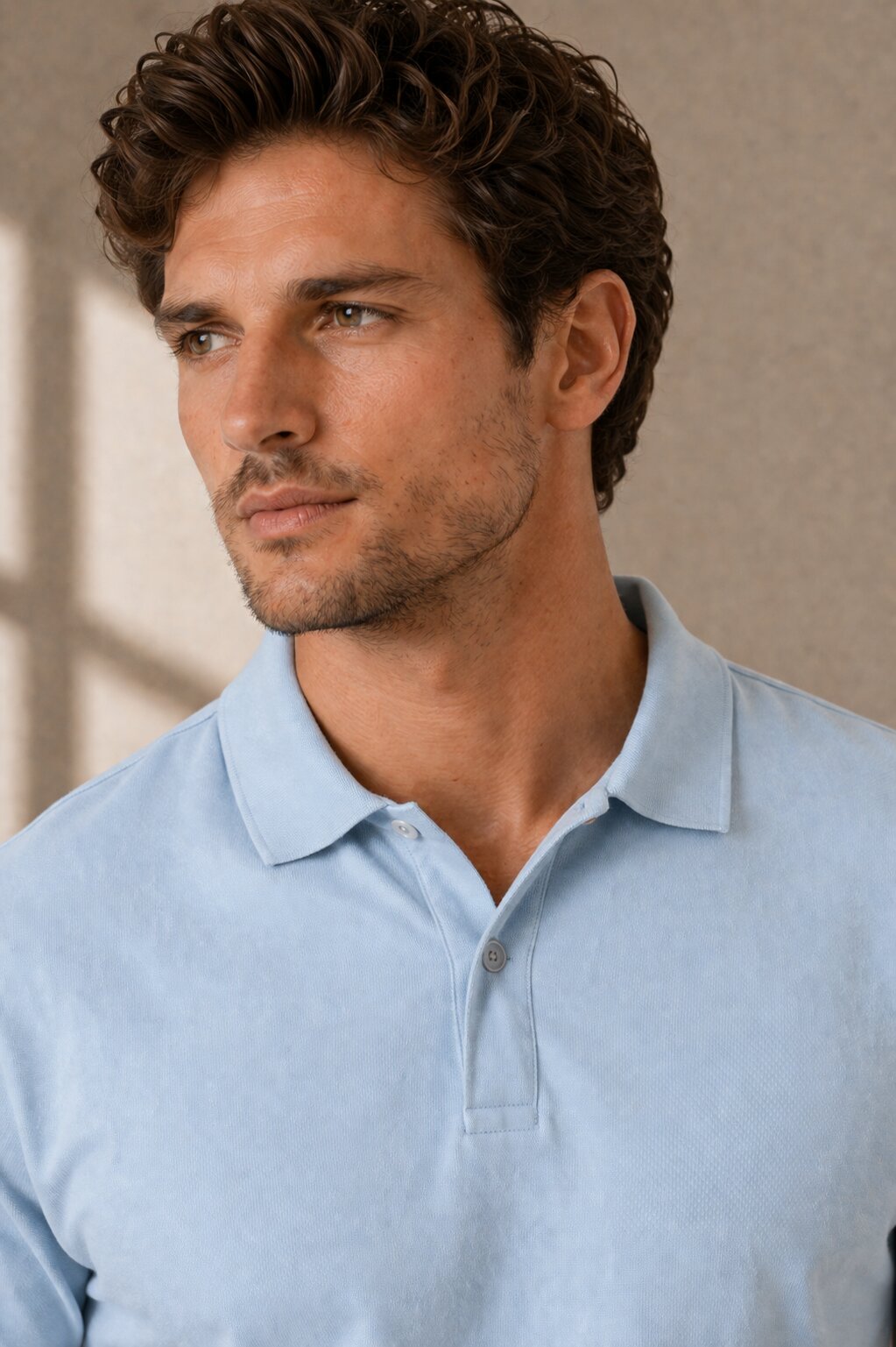 Classic Polo T-Shirt – Sky