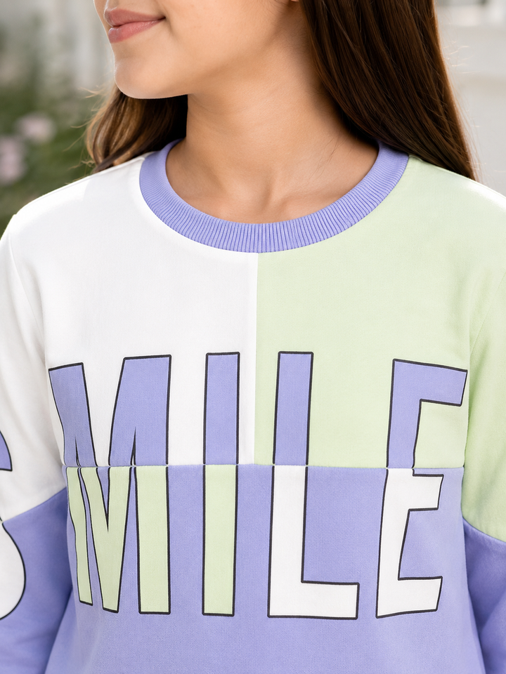 Sportking Girls Smile Track Suit – Lavender