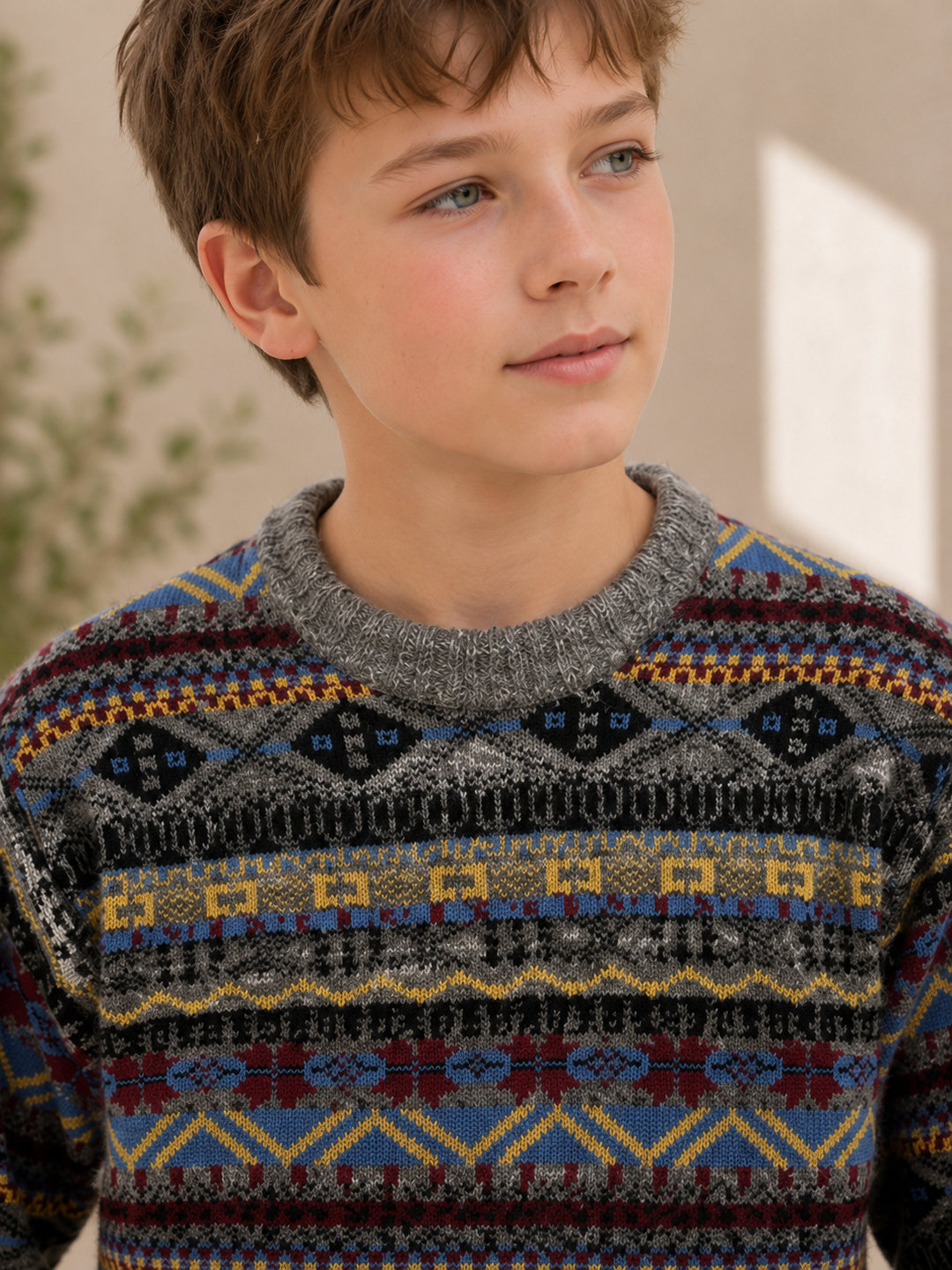 Sportking Fair Isle Jacquard Sweater – Multicolor