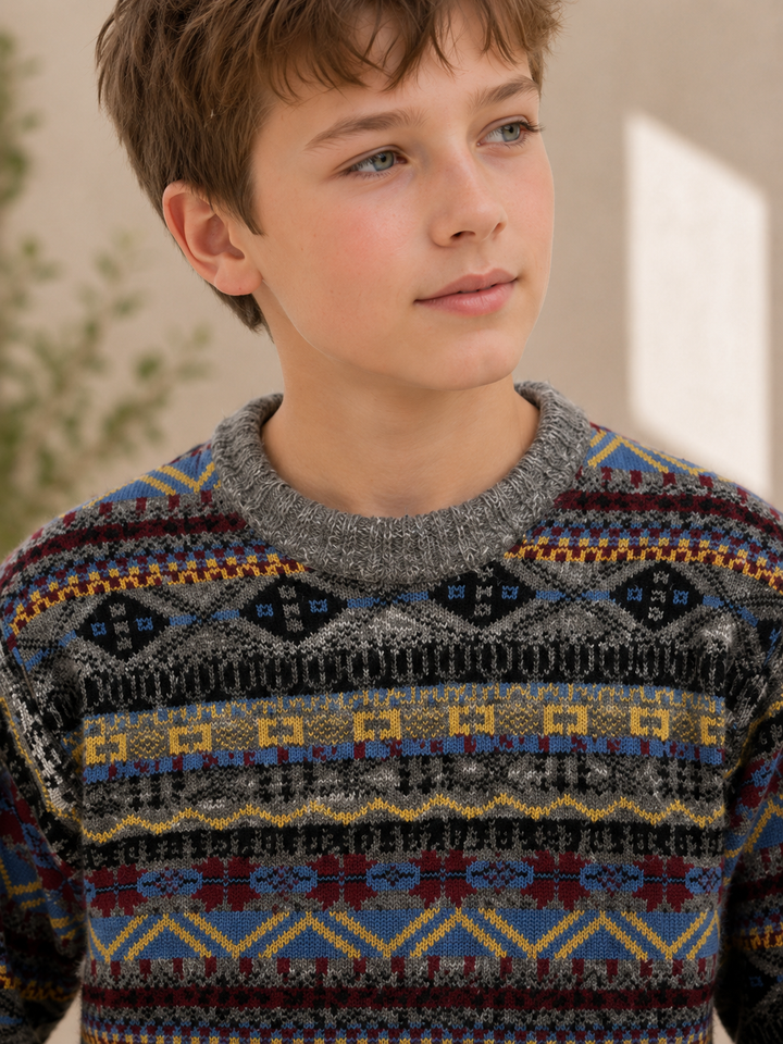 Sportking Fair Isle Jacquard Sweater – Multicolor