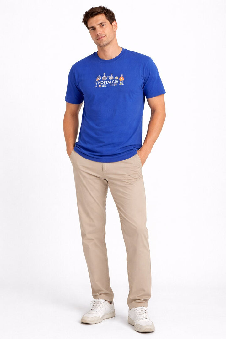 Graphic T-shirt - Royal Blue