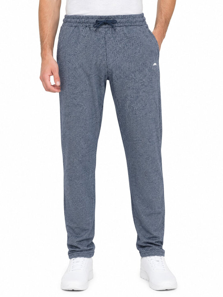 Regular Fit Solid Track Pant – Navy