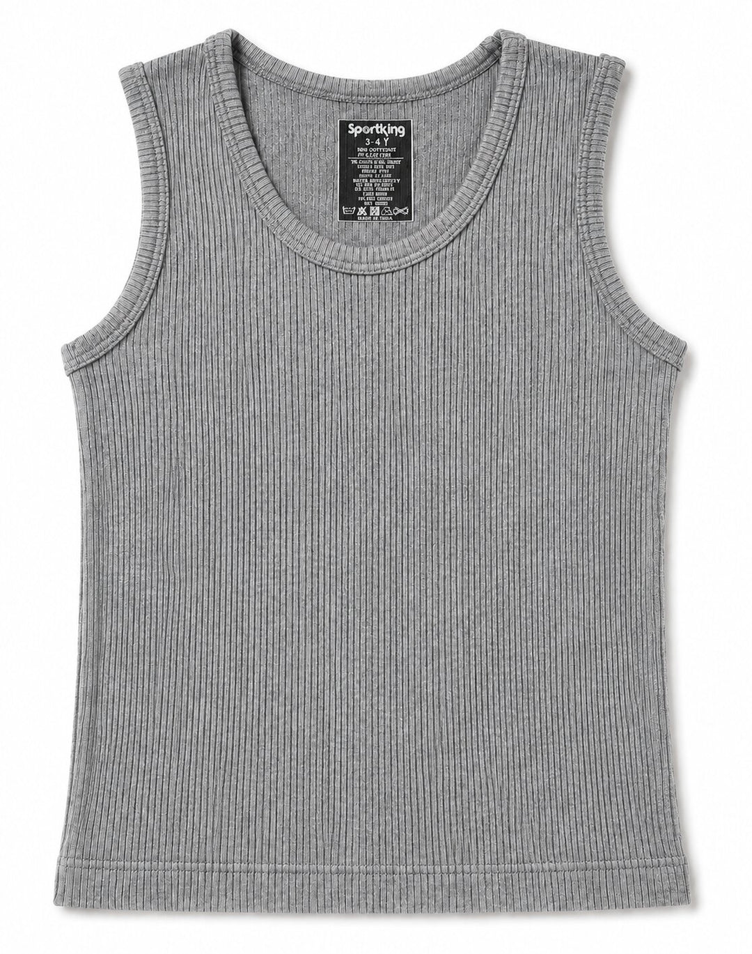 Sportking Kids Sleeveless Thermal Top Pack of 3 – Off White/Grey/D.Grey