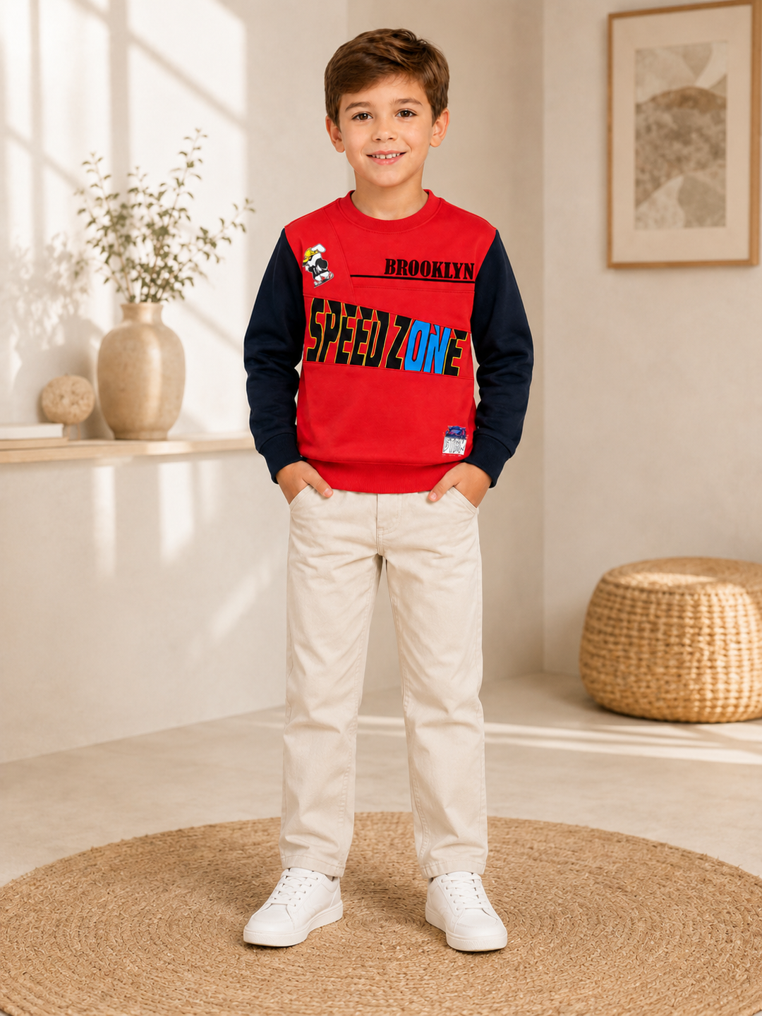 Sportking Racing Graphic Sweatshirt – Red