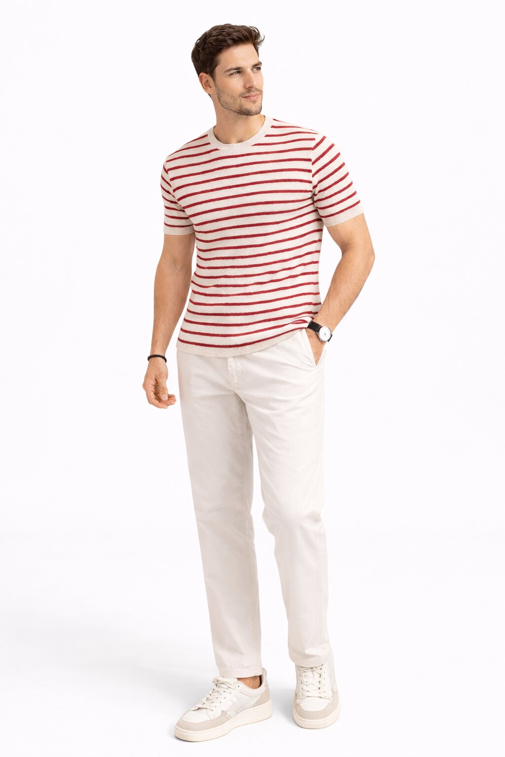 Striper T-shirt - Off White