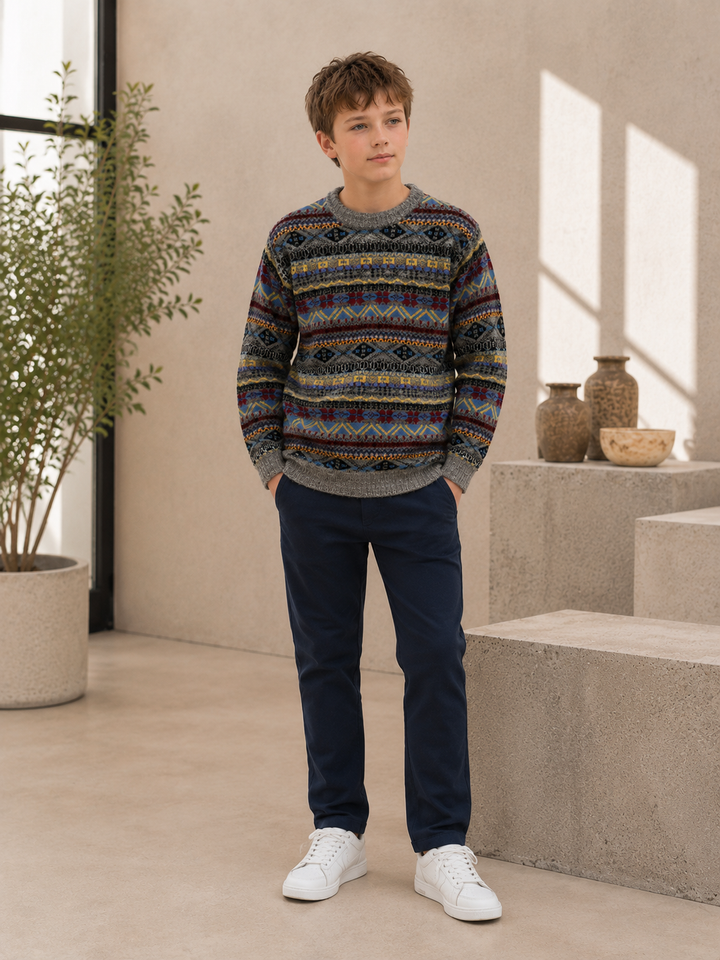 Sportking Fair Isle Jacquard Sweater – Multicolor