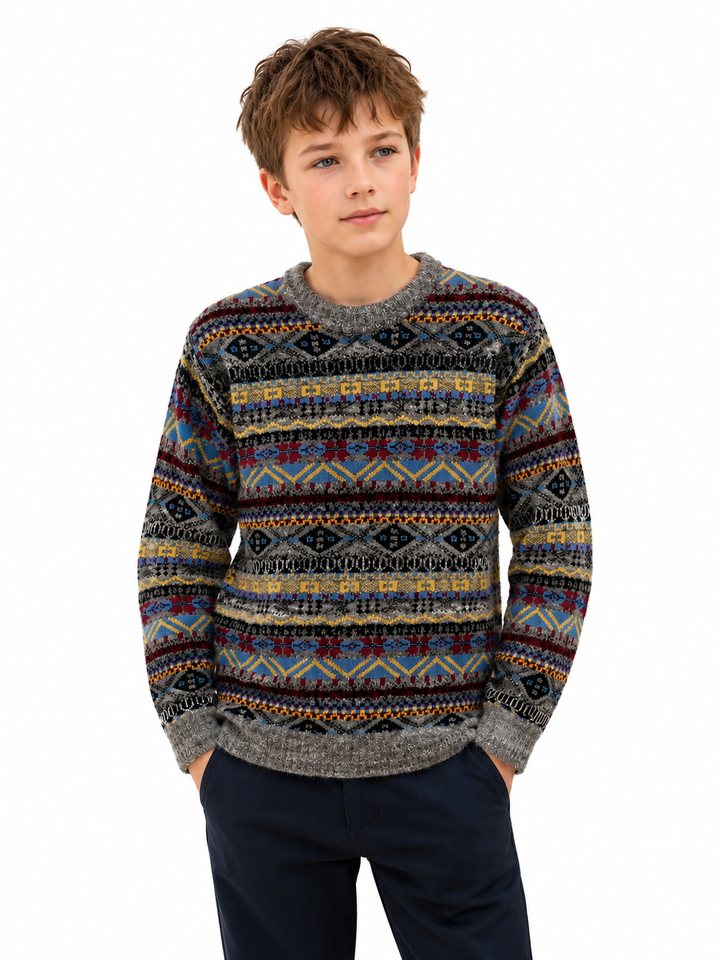 Sportking Fair Isle Jacquard Sweater – Multicolor