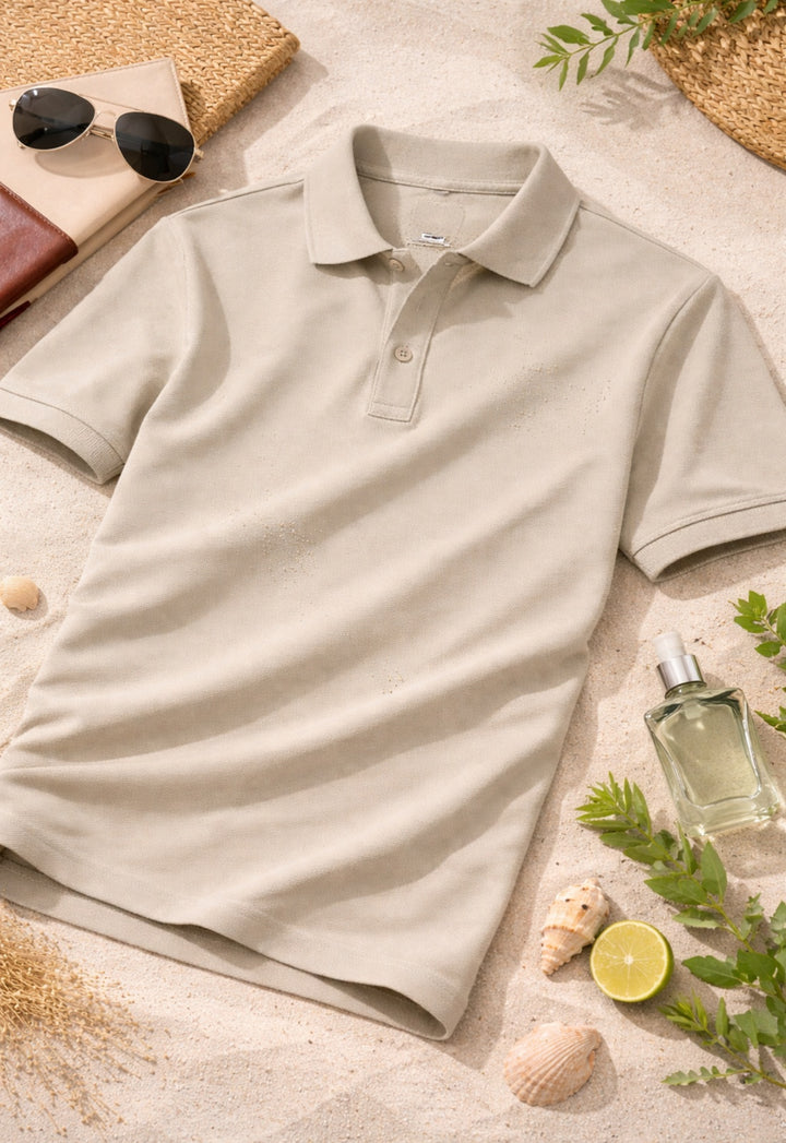 Basic Polo T-Shirt - White