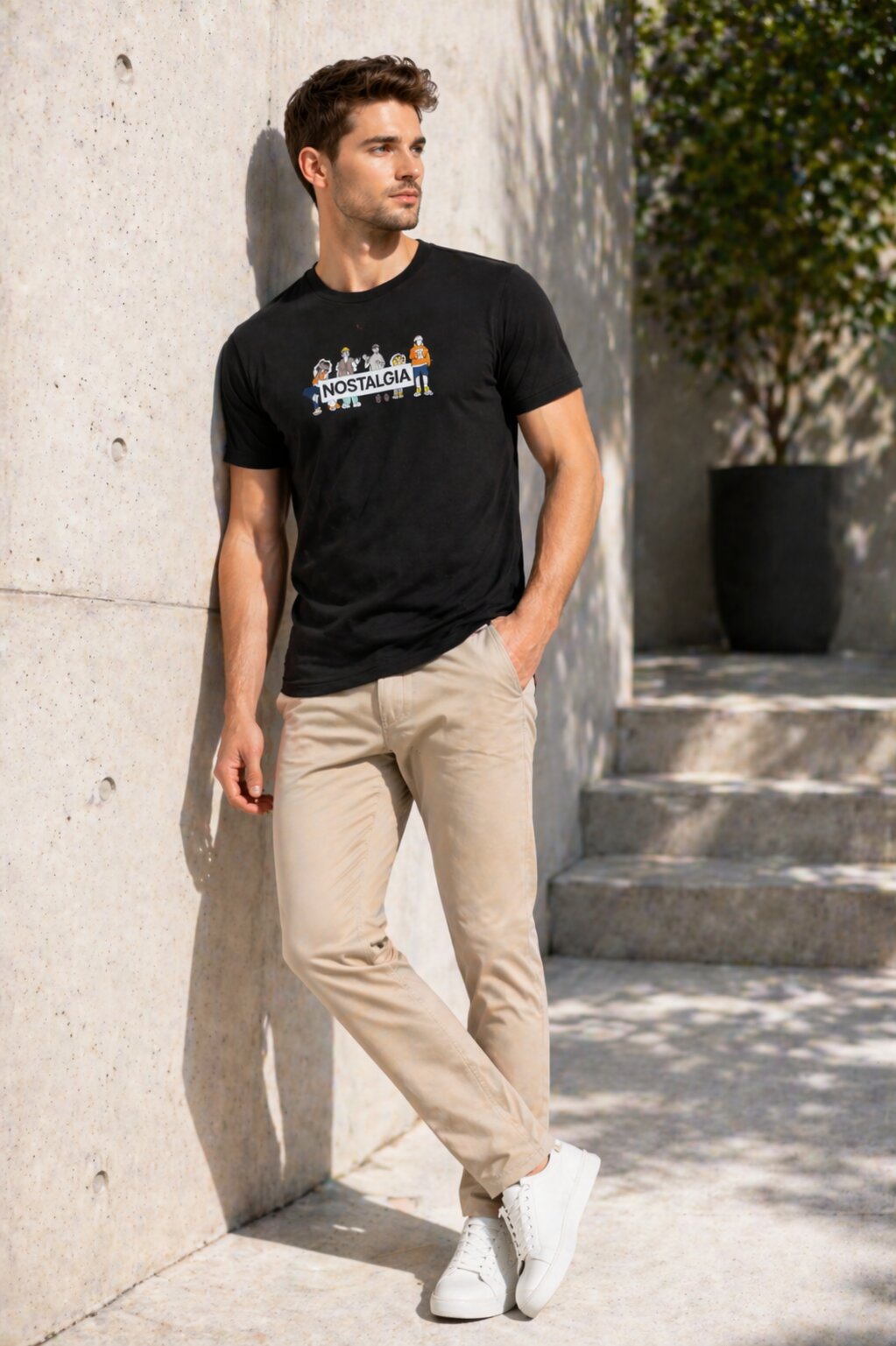 Graphic T-shirt - Black