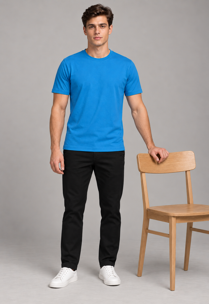 Basic Regular Fit T-Shirt - Royal Blue
