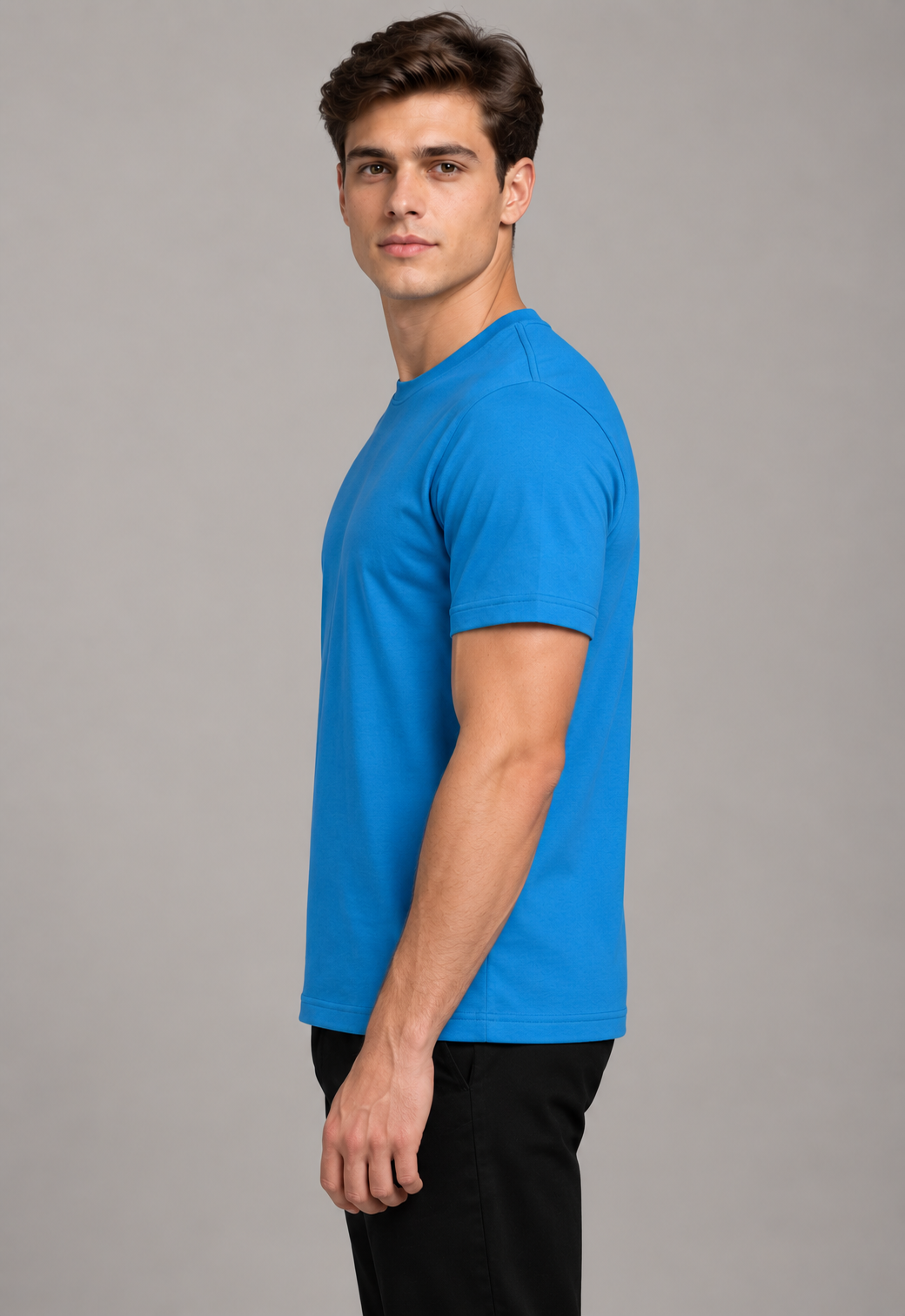 Basic Regular Fit T-Shirt - Royal Blue
