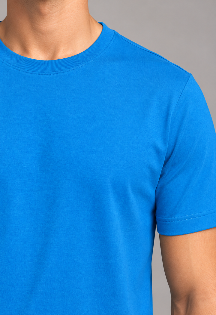 Basic Regular Fit T-Shirt - Royal Blue