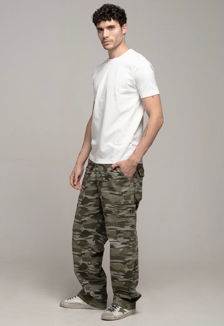 REGULAR FIT COTTON T-SHIRT - OFFWHITE
