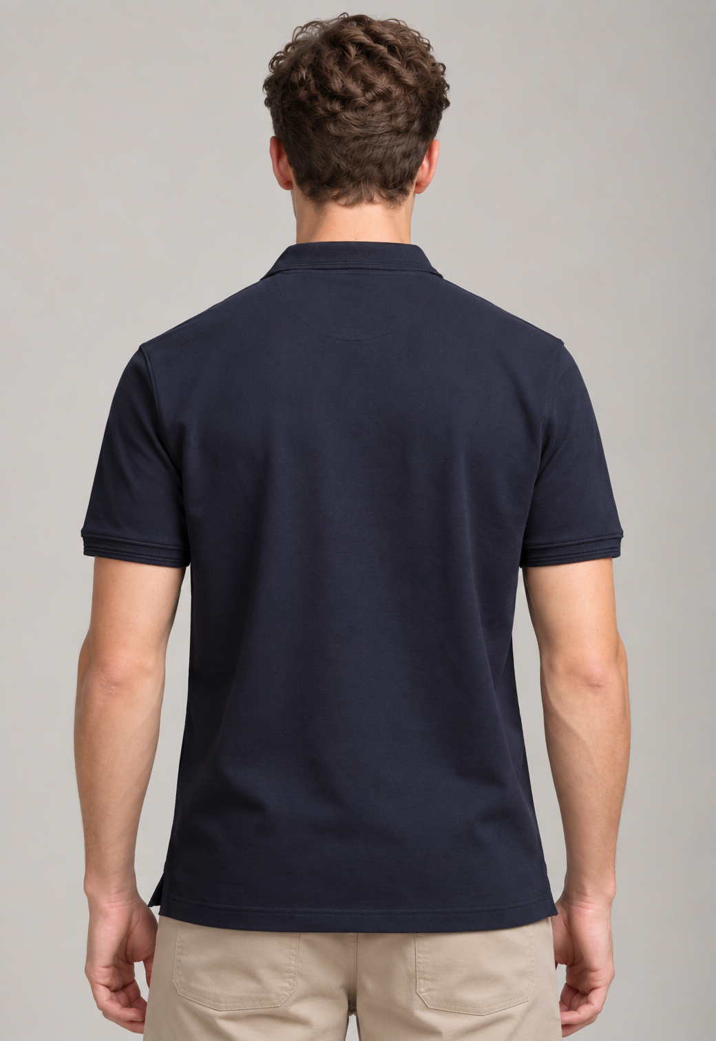Classic Polo T-Shirt – Navy