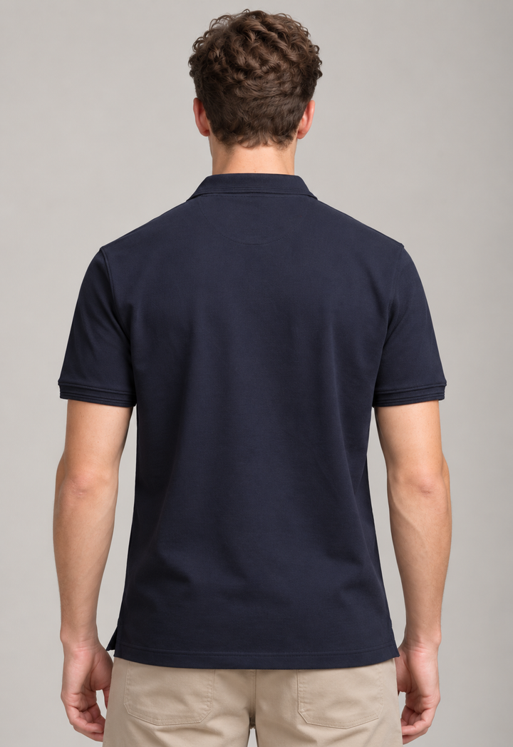 Classic Polo T-Shirt – Navy