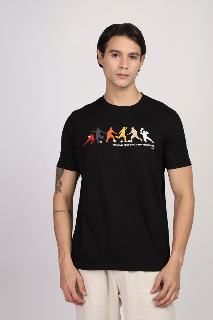 Cotton Chest Printed T-shirt