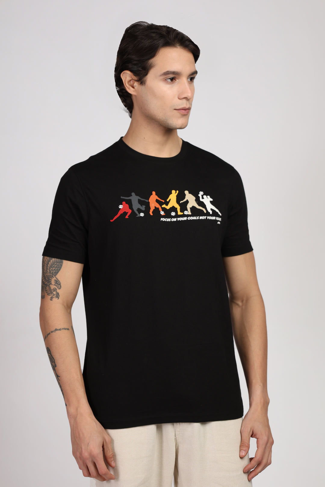 Cotton Chest Printed T-shirt