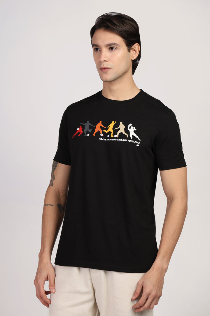 Cotton Chest Printed T-shirt